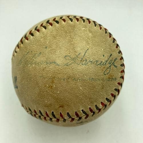 Babe Ruth & Lou Gehrig Çift İmzalı Resmi Amerikan Beyzbol Ligi JSA COA İmzalı Beyzbol Topları