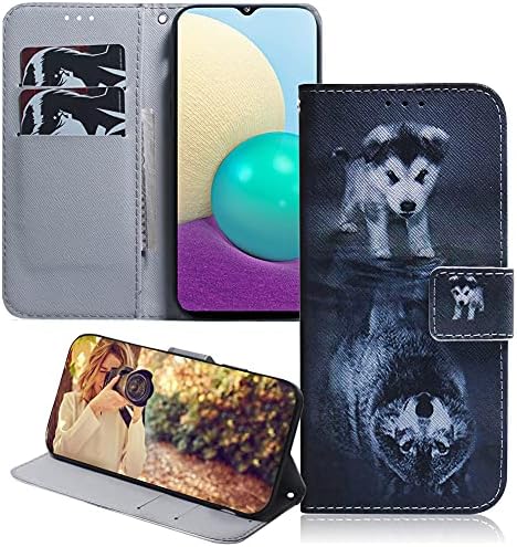 OOPKİNS OnePlus Nord N200 5G Kılıf ile Uyumlu Hayvan Desen PU Premium Deri cüzdan Folio Kapak Kart Yuvaları ile Darbeye