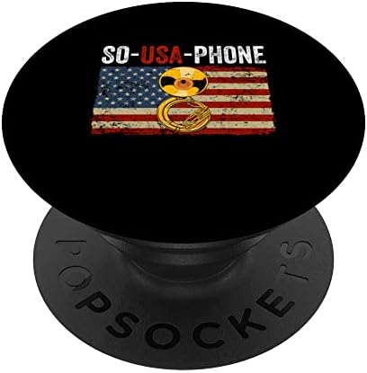 So-ABD-telefon pirinç bant çalar enstrüman sousaphone PopSockets Değiştirilebilir PopGrip