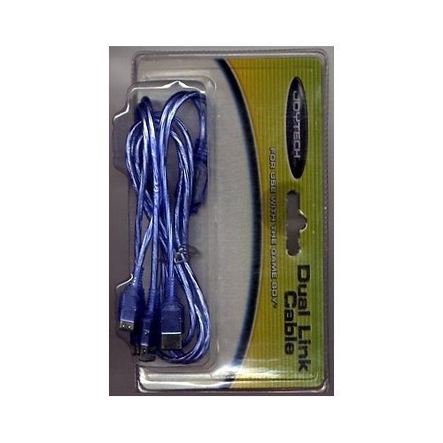 Game Boy ile kullanım için JoyTech ÇİFT bağlantı kablosu (Mavi)