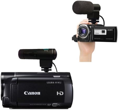 Canon VIXIA HF S100 için Ön Camlı Dijital Nc Stereo Mikrofon (Av Tüfeği)