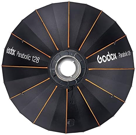 Godox Fotoğraf Parabolik Softbox P128 Kiti, ışık odaklama sistemi Parabolik reflektör Kiti SL-60W SL150WII VL150 VL300