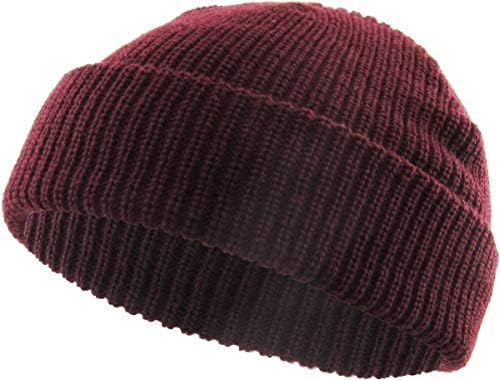 Balıkçı Kısa Bere Leon Roll up Trol Klasik Takke Hipster Bere Sıcak Kış Şapka Akrilik Nervürlü Örgü Manşet Günlük