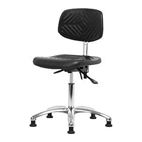 Thomas ECOM CLR-PDHCH-CR-T0-A0-RG Temiz Oda Poliüretan Masa Yüksekliği Sandalye, Krom Tabanlı, Eğilmeden ve Kolsuzdur