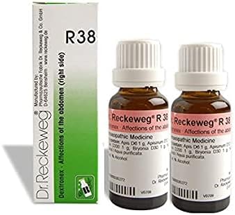 Dr. Reckeweg R38 Karın Sağ Tarafındaki Etkiler Her Sipariş için Bir Damla(2'li Paket)