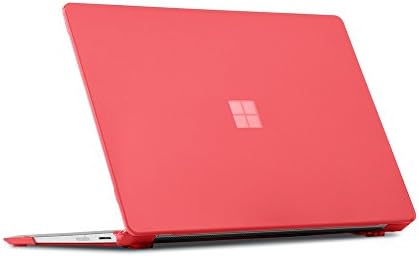 mCover sert çanta Sadece 13.5 Microsoft Surface Laptop için uyumlu (5/4 / 3/2 / 1) alcantara Klavye ile-Kırmızı