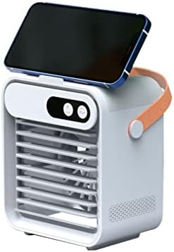 XRC TECH Mini Fan Taşınabilir Klima USB Hava Soğutucu Mobil Nemlendirme Küçük Su Soğutmalı Ev Klima (beyaz)