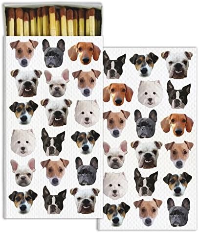 Köpek Yüzleri Irkları Maçları / Set 10 Westie Bulldog Jack Russell Beagle