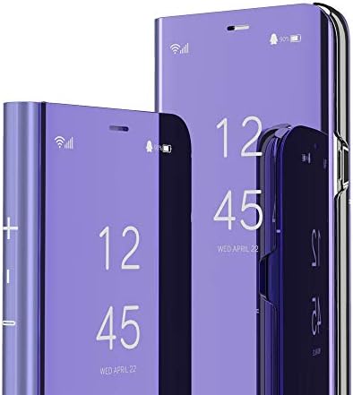 OnePlus 10 T 5G için MEMAXELUS Flip Case, Kickstand ile OnePlus 10 T 5G telefon Kılıfı makyaj Aynası Çok fonksiyonlu