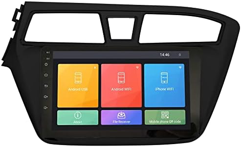 Android 10 Autoradio Araba Navigasyon Stereo Multimedya Oynatıcı GPS Radyo 2.5 D Dokunmatik Ekran Hyundai I20 2014-2018