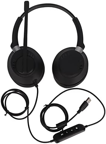 VINGVO Çağrı Merkezi Kulaklığı, Sigorta için Telemarketing için Binoral Gürültü Önleyici Cep Telefonu Kulaklığı