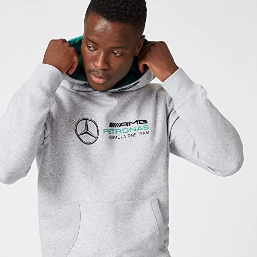 Mercedes AMG Petronas Formula 1 Takımı-Resmi Formula 1 Ürünleri - Logolu Kapüşonlu Sweatshirt