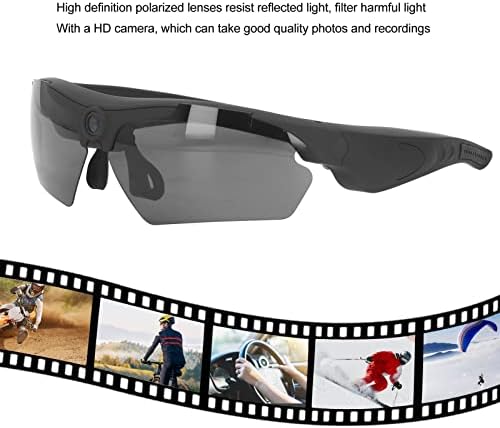 Video Güneş Gözlüğü, 30FPS 1080 P Full HD Video Kayıt Çekim Kamera Gözlük UV Polarize Lensler ile, ses Video Kayıt