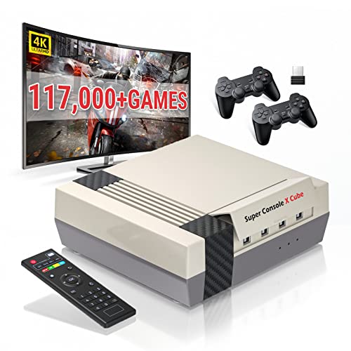 Süper Konsol X Küp Retro Oyun Konsolu ile 114000+ Klasik Oyunlar, Video Oyunları Konsolları için TV,Tak Oyna TV&Oyun