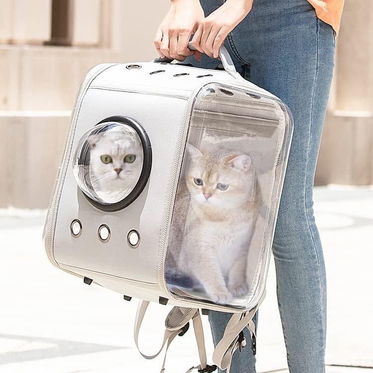 N / A evcil hayvan çantası Şeffaf uzay kapsülü evcil hayvan sırt çantası Katlanabilir Pet Dışarı Çıkmak Taşınabilir