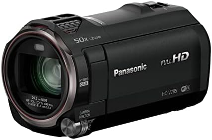 Panasonic HC-V785K Full HD Video Kamera Kamera 20x Optik Zoom ile Tripod Standı ile Paket Çanta ve Şarj Edilebilir
