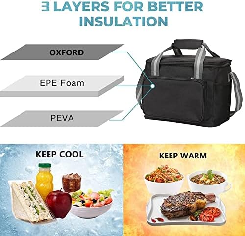 WSSBK Fonksiyonel Öğle yemeği çantası Termal Yalıtımlı yemek kabı piknik soğutucu çanta Büyük Plaj Çantası Tote Çanta