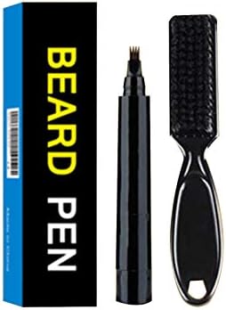 Sakal Dolum Kalem Seti Salon Saç Oyma Şekillendirici Kaş Sakal Kalemi 10ML İzle 2022 (A, Bir Boyut)