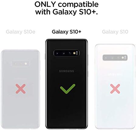 Samsung Galaxy S10 Plus Kılıfı (2019) için Tasarlanmış Spigen Sert Zırh - Siyah