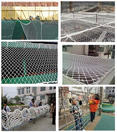Yuwuxin güvenlik ağı Beyaz Halat Örgü Tatil Anaokulu Dekorasyon Halat Örgü Ağır Bitkiler Tırmanma kargo ağı Halat