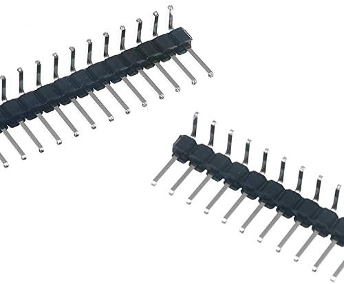 Davıtu Elektrik Ekipmanları Malzemeleri - 10 adet / grup Pin Başlığı 2.54 mm Sağ Açı Pinli Konnektör Tek Sıra Erkek