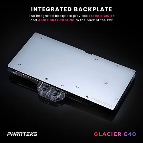 Phanteks (PH-GB4090MS) Glacier G4090 MSI SUPRİM (X) / Gaming (X) için MSI Su Bloğu Paketi Trio RTX 4090, Nikel Kaplama