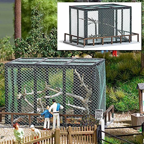 Busch 1583 Hayvan Kafesi HO Yapısı Ölçekli Model Yapısı