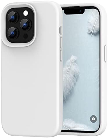 Iphone 14 Pro Max Kılıf için CAFEWICH, Çizilmez Mikrofiber Astarlı Yumuşak Sıvı Silikon İnce Koruyucu Darbeye Dayanıklı