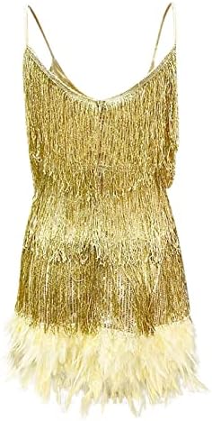 TWGONE Elbiseler Kadınlar için 2023 Seksi Saçak Glitter Spagetti Sapanlar Bodycon Seksi Kulübü Gece Parti Balo Elbise
