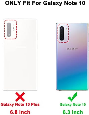 DT Samsung Galaxy Note 10 Kılıf için Uyumlu(Ekran Koruyucu YOK), Hafif ve Şık Tam Vücut Darbeye Dayanıklı Koruyucu
