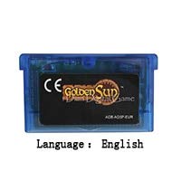 ROMGame 32 Bit El Konsolu video oyunu Kartuş Kart Altın Güneş İngilizce Dil Ab Versiyonu Mavi kabuk