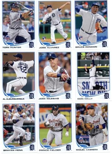 2013 Topps Beyzbol Kartları Güncelleme Serisi - Detroit Tigers Takımı MLB Ticaret Seti - 15 Kart: US43 Luke Putkonen
