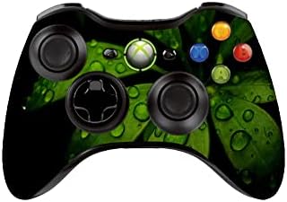 ARAÇLAR WRAP Baskılı Vinil çıkartma Cilt Xbox 360 Denetleyicisi için Sadece Yaprak Yeşil Siyah Oyma