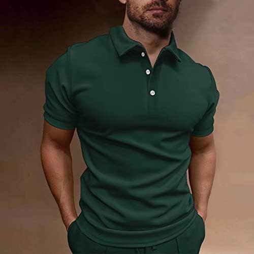 Erkek Polo Gömlekleri, Yaz Erkek Elastik Kısa Kollu Golf Kısa Kollu Üst