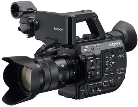 Zoom Lensli Sony Super 35 Kamera Sistemi Profesyonel Video Kamera, Siyah (PXWFS5M2K)