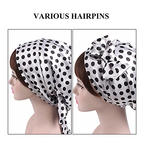 1 adet Yumuşak İpek Kadın Gece Uyku Duş Başlığı Ayarlanabilir Bayanlar Uzun Saç Bakımı Bonnet Headwrap Şapka Yumuşak
