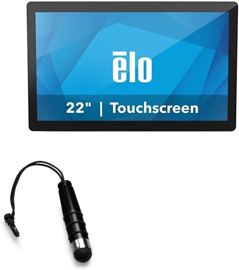 BoxWave Stylus Kalem Elo 22 inç İ Serisi 4 Mini Kapasitif Kalemle Uyumlu, Elo 22 inç İ Serisi 4 Jet Siyahı için Küçük