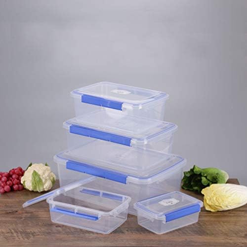 Kapaklı 10L Plastik Gıda Saklama Kapları Yemek Hazırlığı Öğle yemeği için bento Kutuları Mikrodalga Buzdolabı Dondurucu