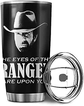 Yürüteç Texas Ranger Mal Chuck Norris Tumbler 20oz ve 30oz Paslanmaz çelik seyahat kupası