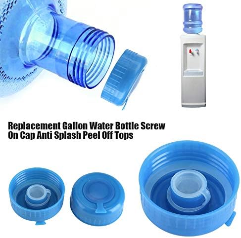 Delaman Su şişe kapağı, İçme Suyu Şişesi vidalı kapak Değiştirme Sıçrama Kapakları Kapaklı Su şişe kapağı s, 5 Adet,