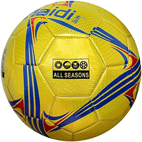 Fantecıa Futbol Topu ile Pompa, Resmi Boyut 5 Yumuşak Futbol Topu, Çocuk Gençlik Yetişkin Uygulama Futbol Topları,