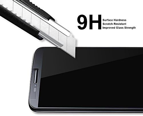 (2 Paket) Supershieldz Samsung için Tasarlanmış (Galaxy J3 Eclipse) Temperli Cam Ekran Koruyucu Anti Scratch, Kabarcık