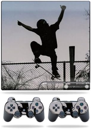 MightySkins Cilt ile Uyumlu Sony Playstation 3 PS3 İnce Skins + 2 Denetleyici Skins Sticker Patenci
