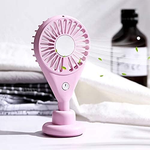 UXZDX taşınabilir el fanı taşınabilir soğuk rüzgar küçük Fan ortam ışığı masa masaüstü el fanı seyahat için açık ev