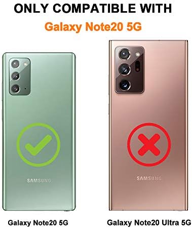 MOSNOVO için Tasarlanmış Galaxy Note 20 Durumda, [6.6 FT Askeri Sınıf Damla Koruma] Temizle Darbeye Dayanıklı Telefon