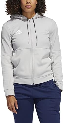 Adidas Kadın TI FZ Tam Fermuarlı Ceket, Nem Emici-Lacivert / Beyaz