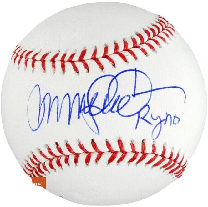 Ryne Sandberg İmzalı ve Yazılı “RYNO” Beyzbol Chicago Cubs FANATİKLERİ / MLB SANAL İmzalı Beyzbol Topları