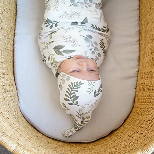 Köy Bebeği Ekstra Yumuşak Üst Düğüm Şapka: Zarif Yeşillik