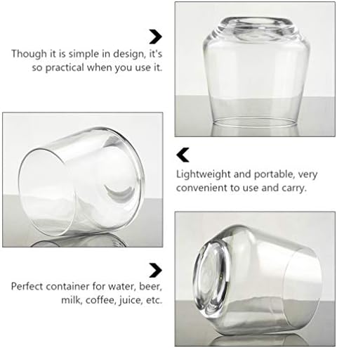 UPKOCH Temizle Gözlük Margarita Gözlük 8 Pcs Viski Gözlük Eski Moda içecek bardakları Lowball Tumbler için Kokteyl