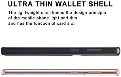 Kowaurı Galaxy S21 Durumda, SM-S21 PU deri cüzdan Kılıf Kredi Kartı Yuvası Tutucu ile Ultra İnce Koruyucu Kılıf Samsung